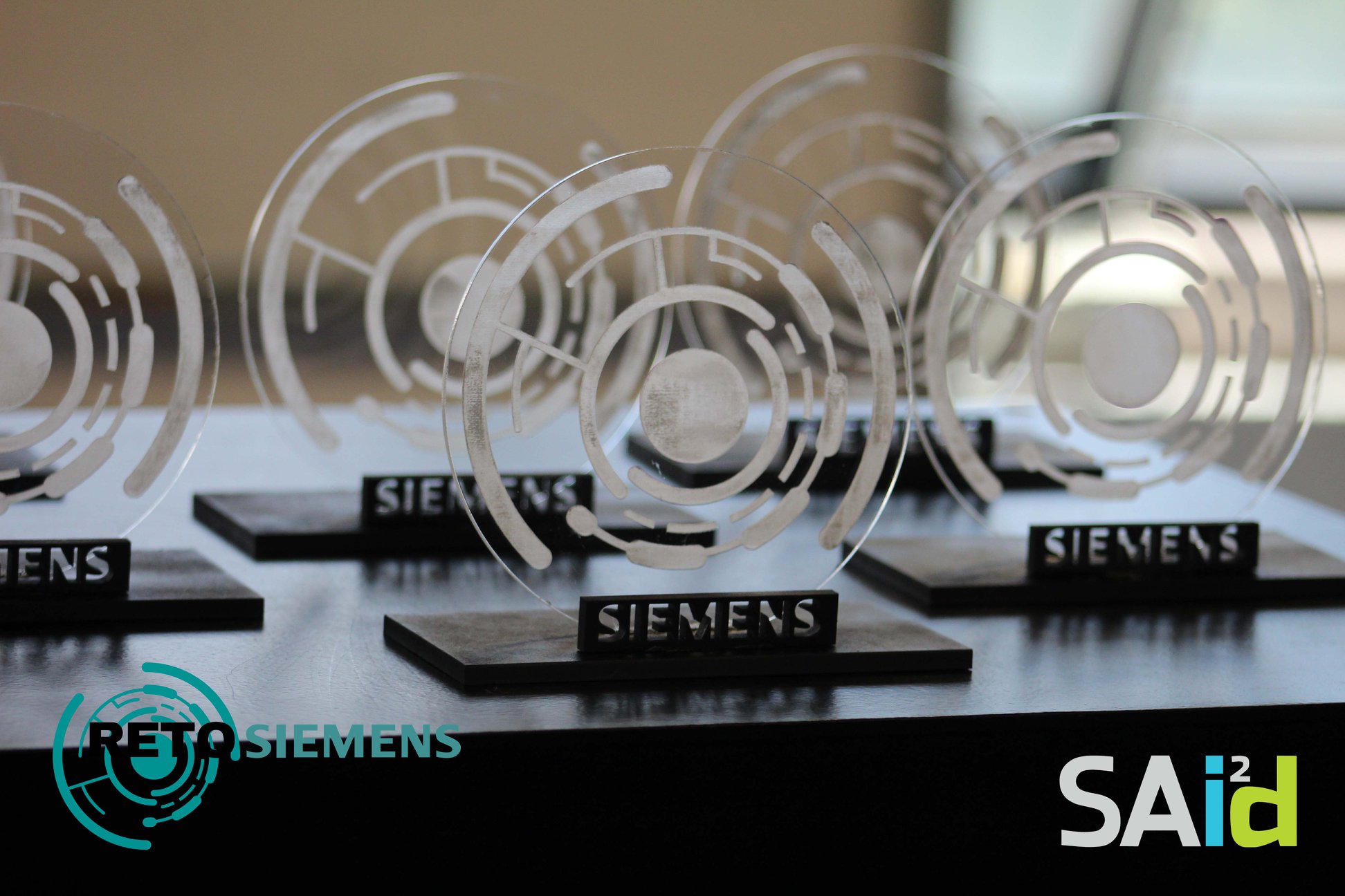 Trophies for Siemens Challenge